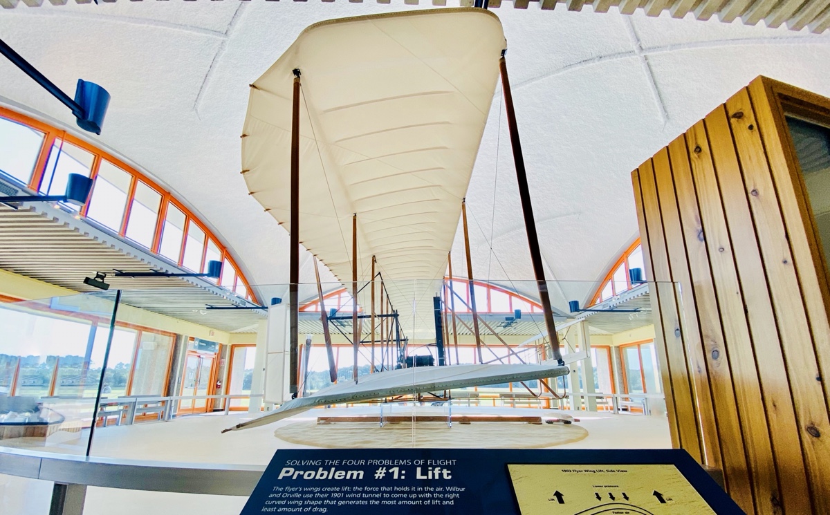 Wright Brothers Plane in the museum 