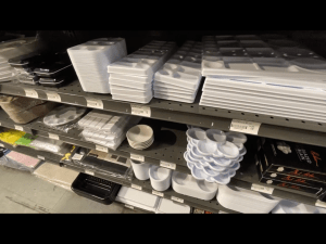 Paint palette section of Blick Art Materials in DC 