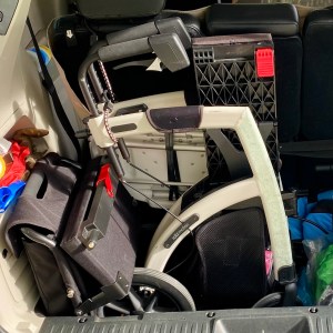 rollz in the back of the van